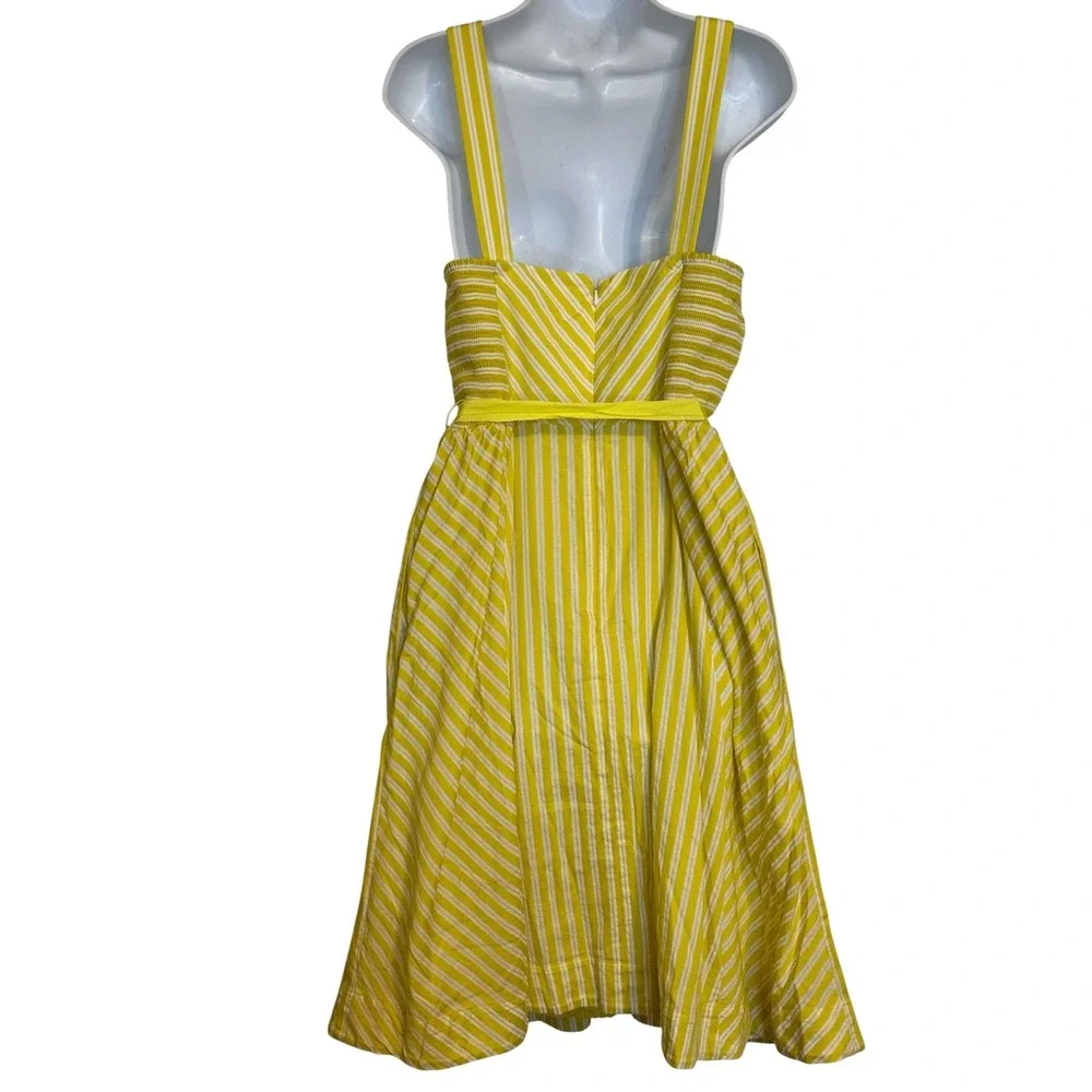 🆕 ANTHROPOLOGIE MOULINETTE SOEURS Dandelion Glow Taylor Swift Dress EUC Size 14 - Picture 6 of 8